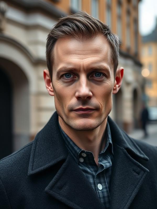 Porträtt av Sherlock Hansson